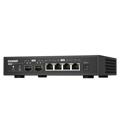 Switch QNAP QSW-2104-2S 6 Puertos/ RJ-45 10/100/1000/10GBASE-T