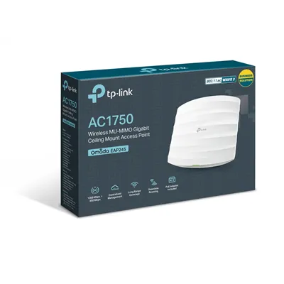 Punto de Acceso Inalámbrico TP-Link Omada EAP245 PoE 1700Mbps/