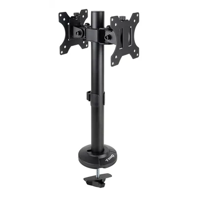 TooQ Soporte de Mesa para 2 Pantallas 17"-32", Negro