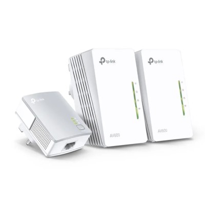 Adaptador Powerline TP-Link WPA4220TKit 500Mbps/ Alcance 300m/