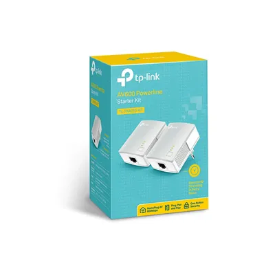 Adaptador Powerline TP-Link TL-PA4010Kit 600Mbps/ Alcance 300m/