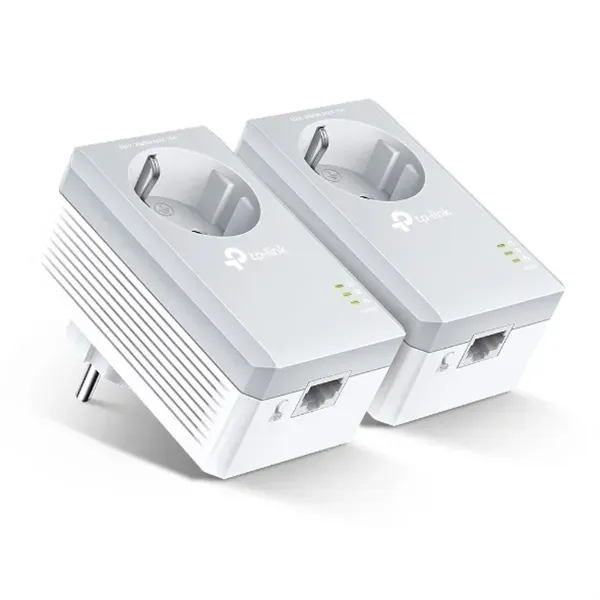 Adaptador Powerline TP-Link TL-PA4010P KIT 600Mbps/ Alcance 300m/ Pack de 2