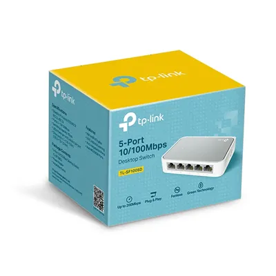 Switch TP-Link 5P 5 Puertos/ RJ-45 10/100