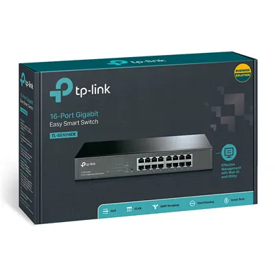 Switch TP-Link TL-SG1016DE/ 16 Puertos/ RJ45 10/100/1000