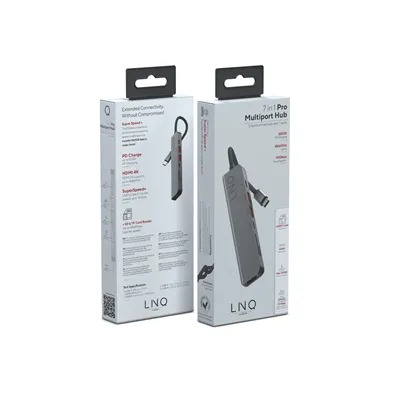 Docking USB Tipo-C Linq LQ48016/ 1xUSB Tipo-C/ 2xUSB/ 1xHDMI