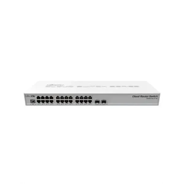 Switch Router Mikrotik CRS326-24G-2S+RM 26 Puertos/ RJ45 10/100/100/ SFP/ PoE