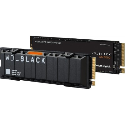 WD SSD Black SN850 con Disipador 500GB NVMe a 7000MB/s PCIe 4.0