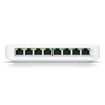 Switch Ubiquiti USW-LITE-8-POE/ 8 Puertos/ RJ45 10/100/1000 PoE