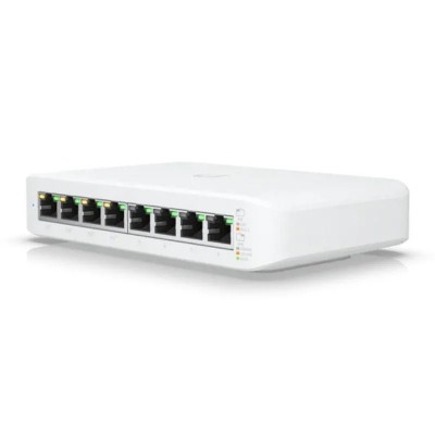 Switch Ubiquiti USW-LITE-8-POE/ 8 Puertos/ RJ45 10/100/1000 PoE