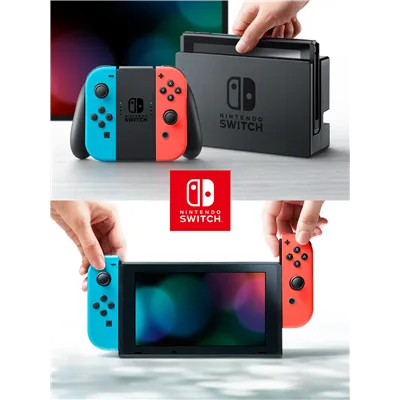 Nintendo Switch Azul Neón/Rojo Neón 2022 | 2 Mandos Joy-Con