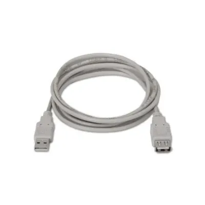 Cable Alargador USB 2.0 Aisens A101-0012/ USB Macho - USB