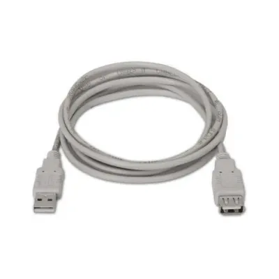 Cable Alargador USB 2.0 Aisens A101-0013/ USB Macho - USB