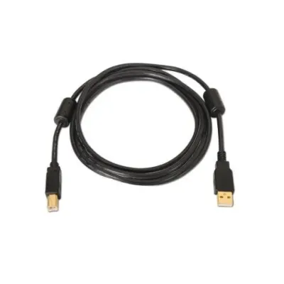 Cable USB 2.0 Impresora Aisens A101-0010/ USB Tipo-B Macho -