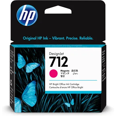 HP 712 Magenta 3ED68A - Cartucho de Tinta Original