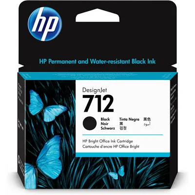 HP 712 Negro 3ED71A - Cartucho de Tinta Original