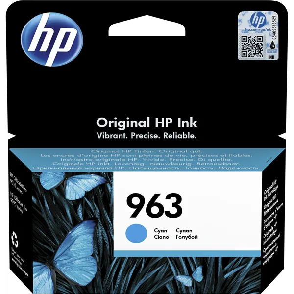 HP 963 Cian 3JA23AE - Cartucho de Tinta Original