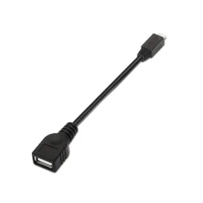 Cable USB 2.0 Aisens A101-0031/ MicroUSB Macho - USB Hembra/