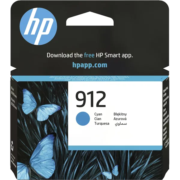 HP 912 Cian 3YL77AE - Cartucho de Tinta Original