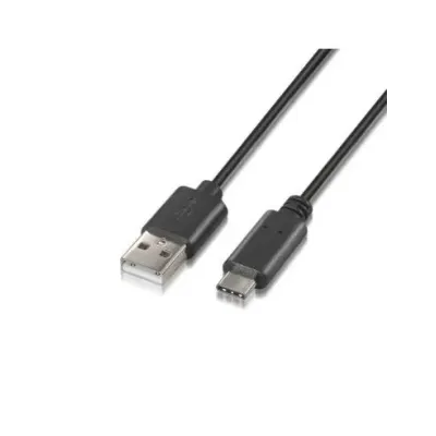 Cable USB 2.0 Tipo-C Aisens A107-0051/ USB Tipo-C Macho - USB