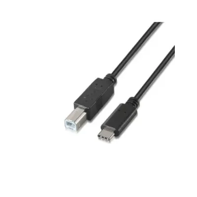Cable USB 2.0 Impresora Aisens A107-0054/ USB Tipo-C Macho -