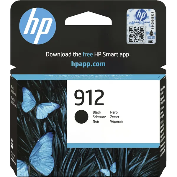 HP 912 Negro 3YL80AE - Cartucho de Tinta Original