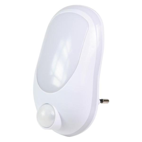 Luz de Noche con Sensor de Movimiento Smartwares 10.013.04/ 0.4W/ Blanca