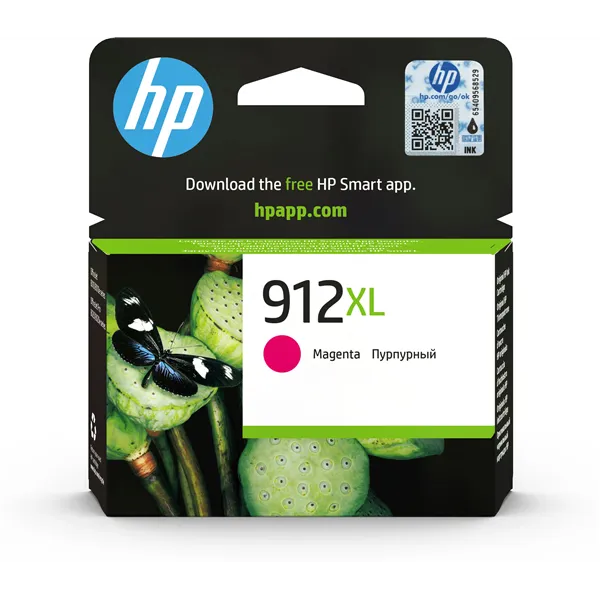 HP 912XL Magenta 3YL82AE - Cartucho de Tinta Original