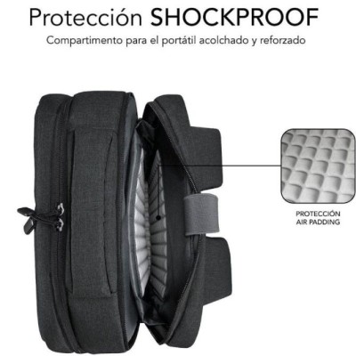 Mochila Subblim Traveller Airpadding Backpack para Portátiles