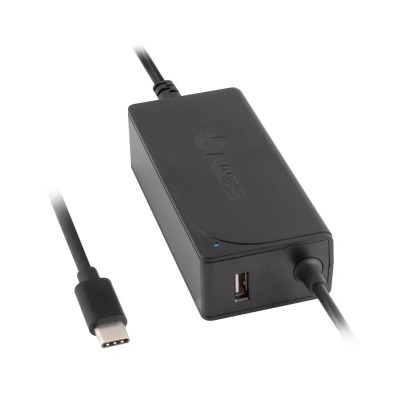 Cargador de Portátil NGS W-60W/ 60W/ Automático/ USB Tipo-C/