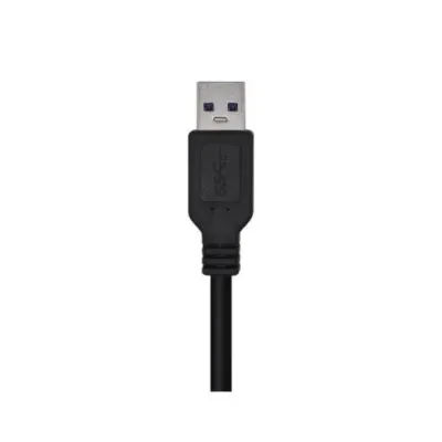 Cable USB 3.0 Aisens A105-0447/ USB Macho - USB Macho/ 2m/ Negro