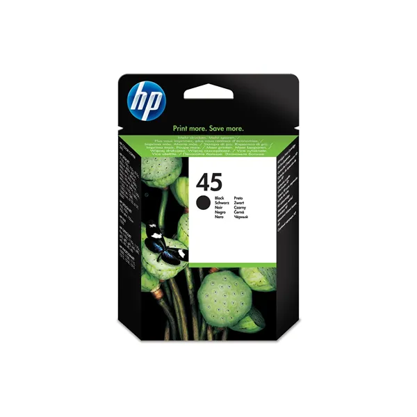 HP 45 Negro 51645AE - Cartucho de Tinta Original