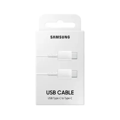 Cable USB 2.0 Tipo-C Samsung EP-DA705BWEGWW/ USB Tipo-C Macho -