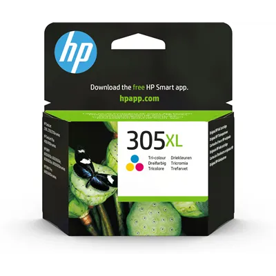 HP 305XL Tricolor 3YM63AE - Cartucho de Tinta Original