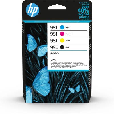 HP 950 + 951 Multipack Cian Magenta Amarillo Negro 6ZC65AE -