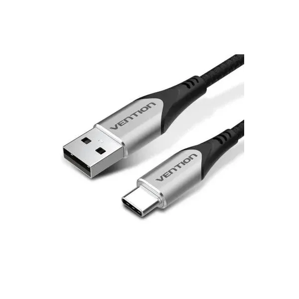 Cable USB Tipo-C Vention CODHI/ USB Tipo-C Macho - USB Macho/ 3m/ Gris