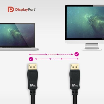 Cable DisplayPort 1.4 8K Nanocable 10.15.2500/ DisplayPort