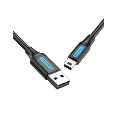 Cable USB 2.0 Vention COMBD/ USB Macho - MiniUSB Macho/ 50cm/