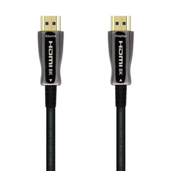 Cable HDMI 2.1 AOC 8K Aisens A153-0520/ HDMI Macho - HDMI Macho/ 40m/ Negro