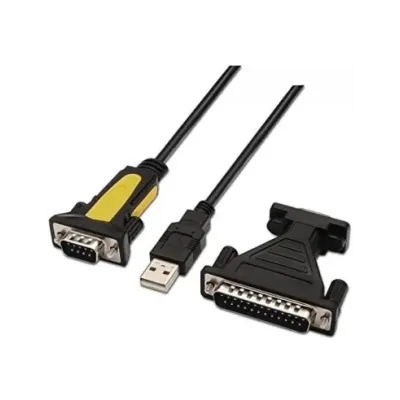 Cable Conversor Nanocable 10.03.0002/ USB Macho - DB9 Macho/