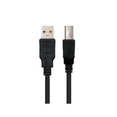 Cable USB 2.0 Impresora Nanocable 10.01.0103-BK/ USB Tipo-B