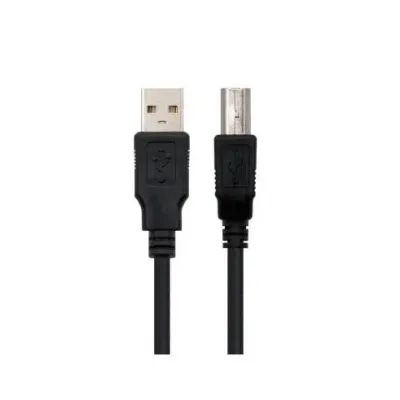 Cable USB 2.0 Impresora Nanocable 10.01.0104-BK/ USB Tipo-B