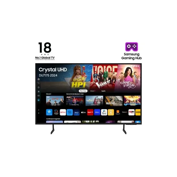 Samsung tv 50" tu50du7175 crystal uhd smart tv bt