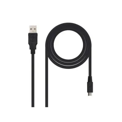 Cable USB 2.0 Nanocable 10.01.0501/ USB Macho - MicroUSB Macho/