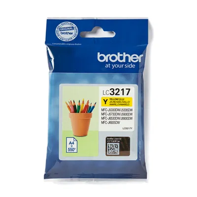 Cartucho de Tinta Original Brother LC-3217Y/ Amarillo