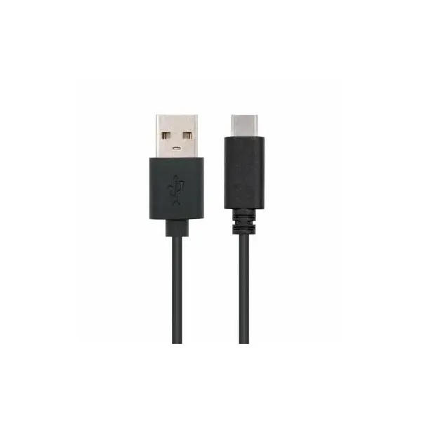 Cable USB 2.0 Nanocable 10.01.2102/ USB Tipo-C Macho - USB Macho/ 2m/ Negro