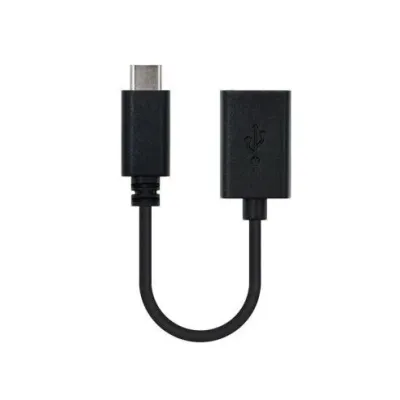 Cable USB 2.0 Nanocable 10.01.2400/ USB Tipo-C Macho - USB