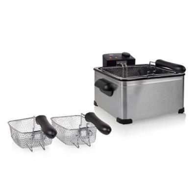 Tristar Freidora 5L 2000W para 7 Personas, Acero Inox. 