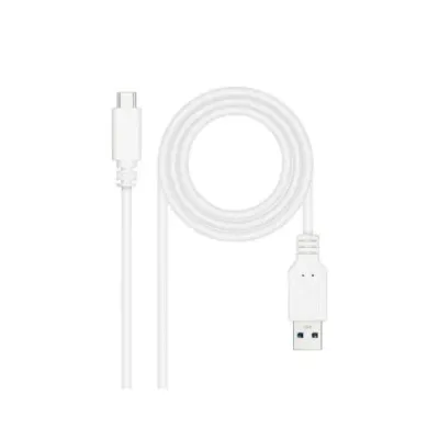 Cable USB 3.1 Nanocable 10.01.4000-W/ USB Tipo-C Macho - USB