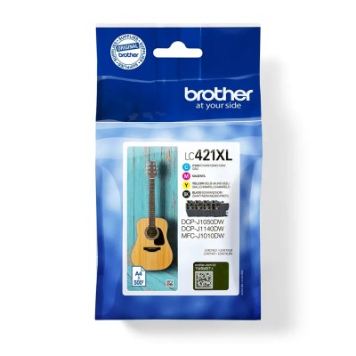 Cartucho de Tinta Original Brother LC421XL Alta Capacidad/