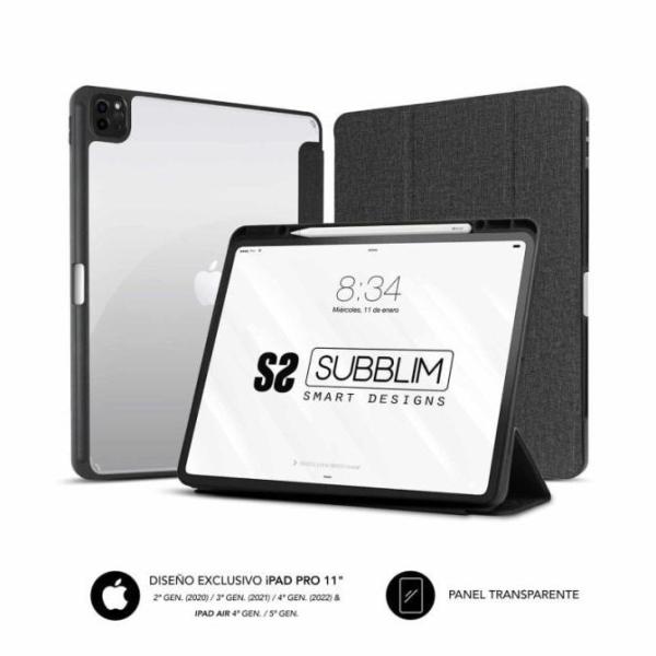 Subblim Funda Clear Shock para Tablet iPad Pro 11' 2020-2022/ Negra